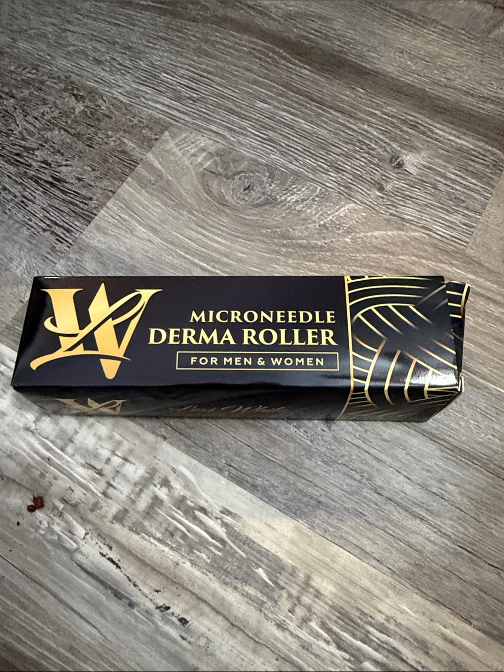 Microneedle Derma Roller - For Men & Women (Black & Gold Packaging)